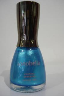 UNAS DE CRISTAL AZUL BRILLAN CHISPAS larga duracion 18ml MARCA SONOBELLA